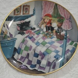 Decorative Little Red Riding Hood Plate